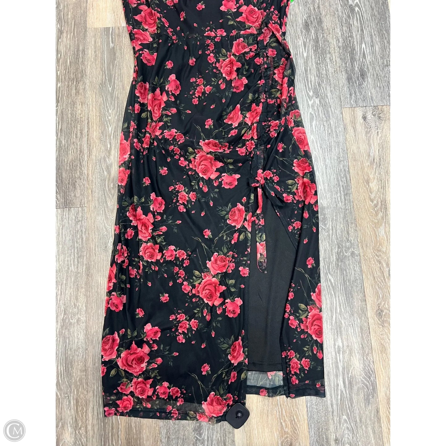 Dress Party Long By Lulus In Floral Print, Size: Xl