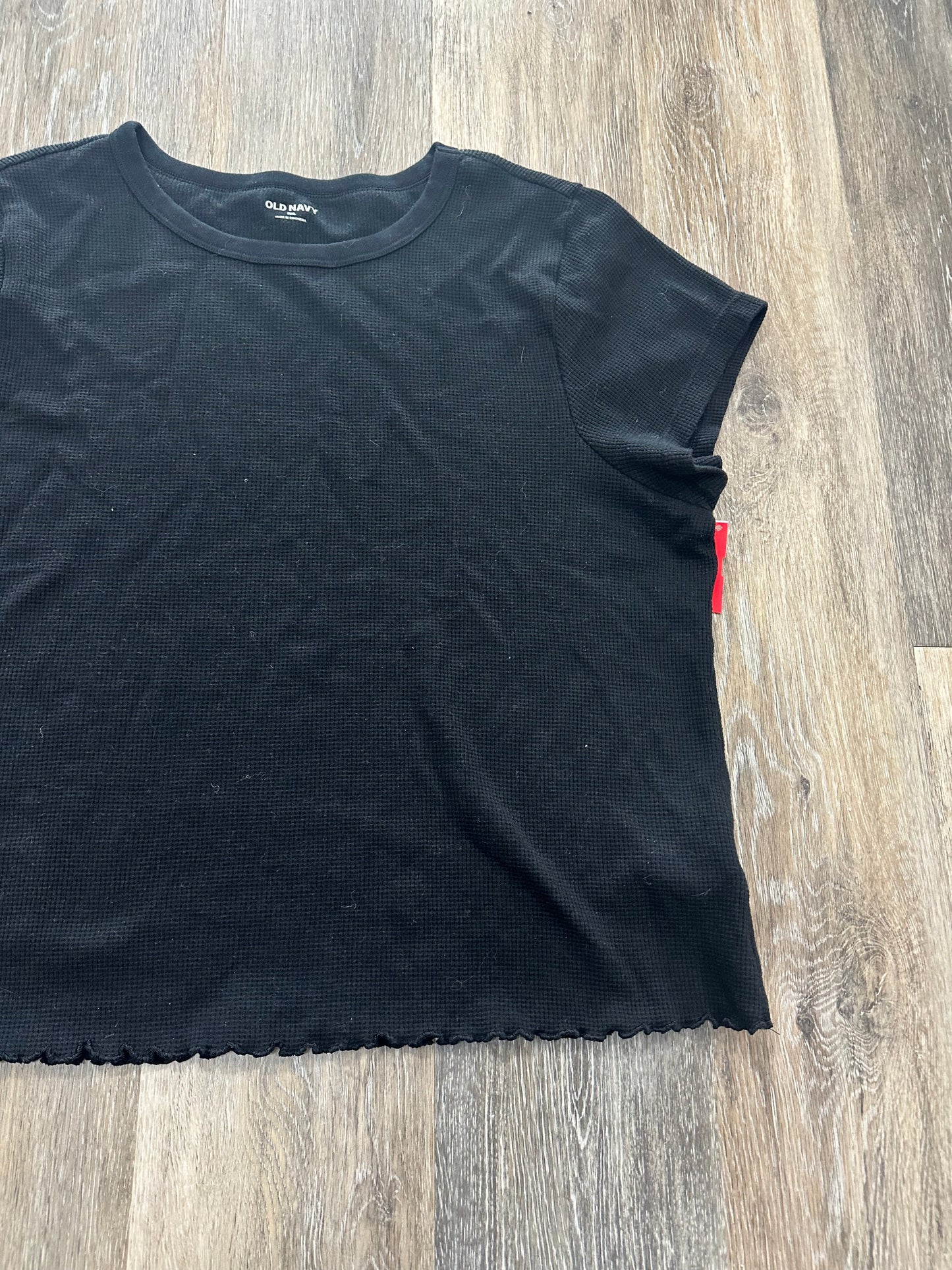 Black Top Short Sleeve Old Navy, Size 2x