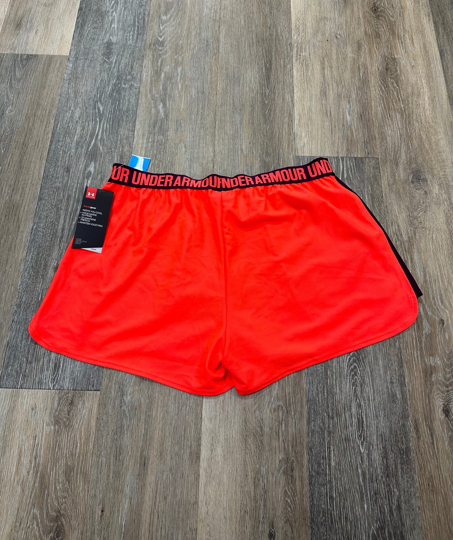 Orange Athletic Shorts Under Armour, Size Xl