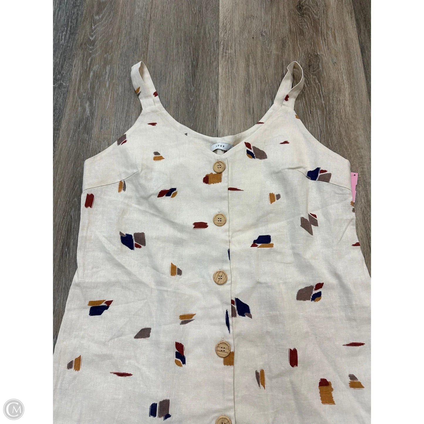 Dress Casual Midi By Lush In Cream, Size: L