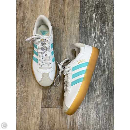 Shoes Athletic By Adidas In White, Size: 9