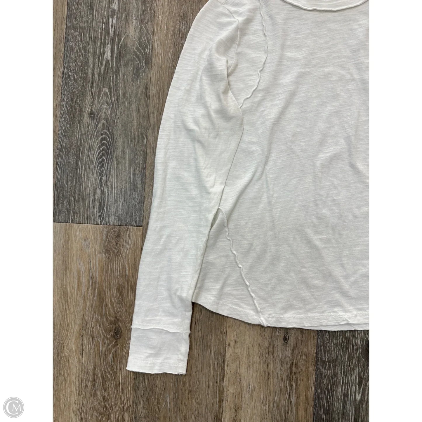 Top Long Sleeve By Pilcro In Cream, Size: M