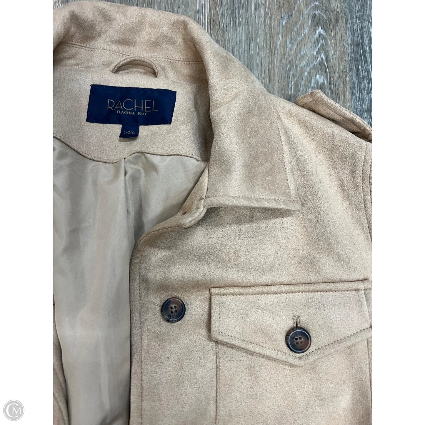 Jacket Other By Rachel Roy In Tan, Size: L
