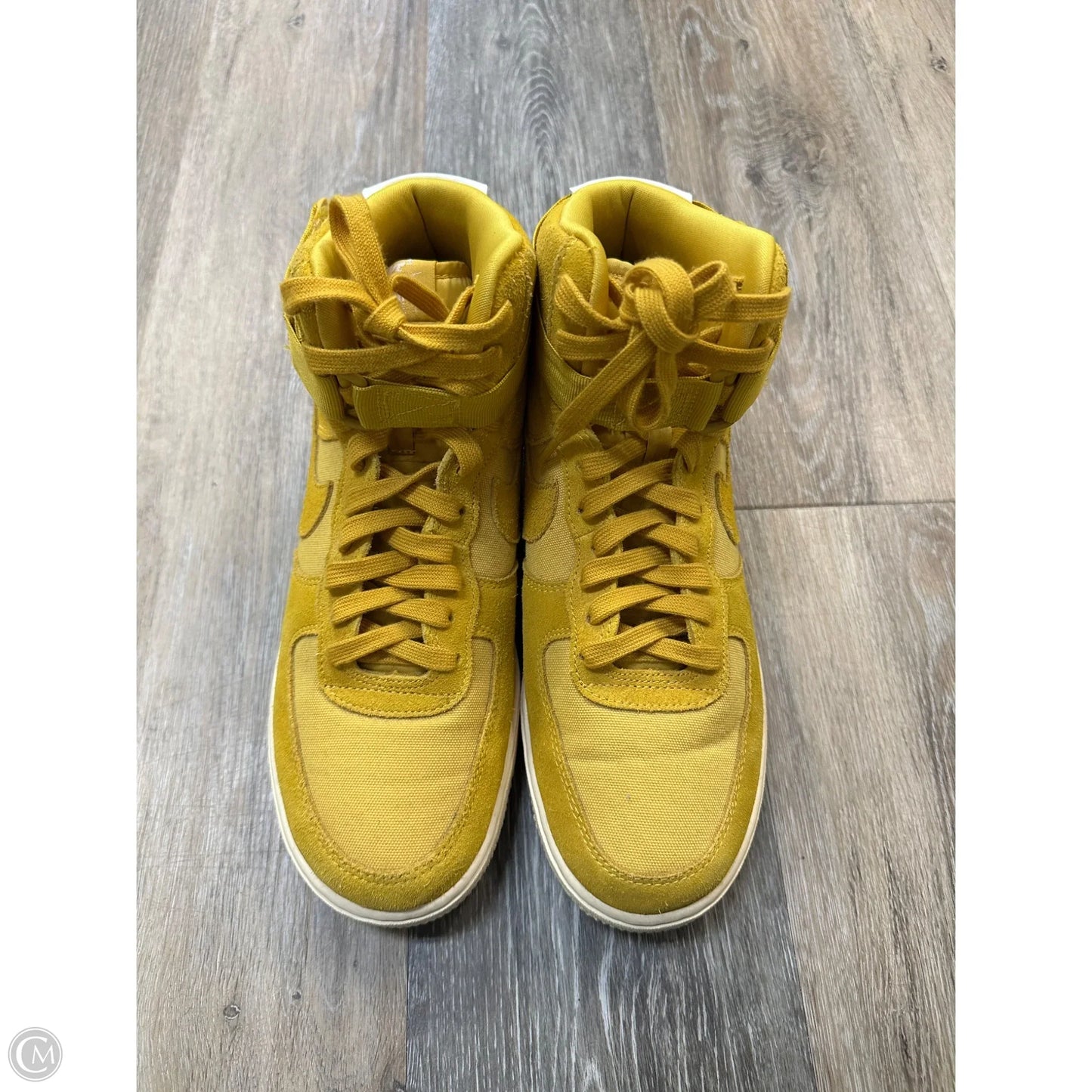 Shoes Athletic By Nike In Yellow, Size: 8