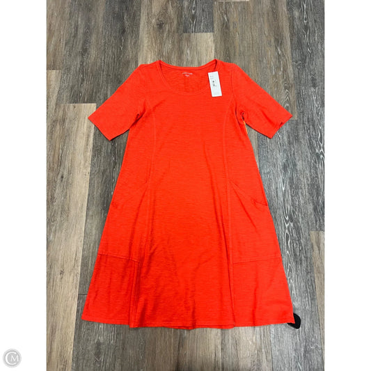 Dress Casual Short By Eileen Fisher In Orange, Size: S