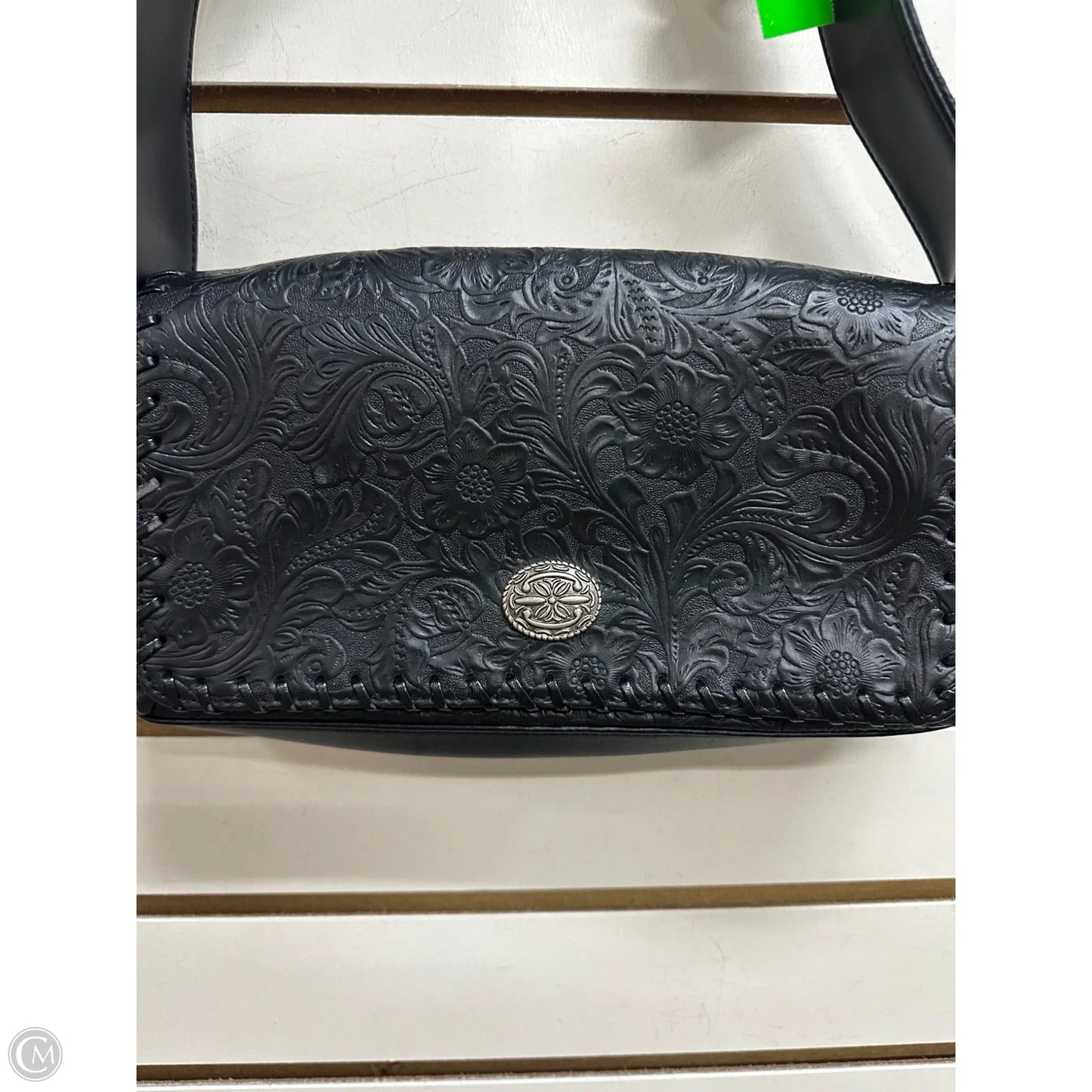 Handbag Leather By Minnetonka, Size: Medium