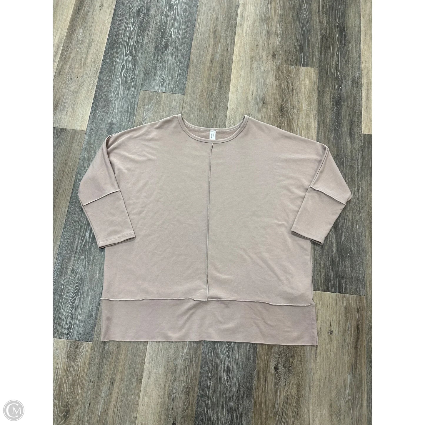 Top Long Sleeve By Spanx In Mauve, Size: M