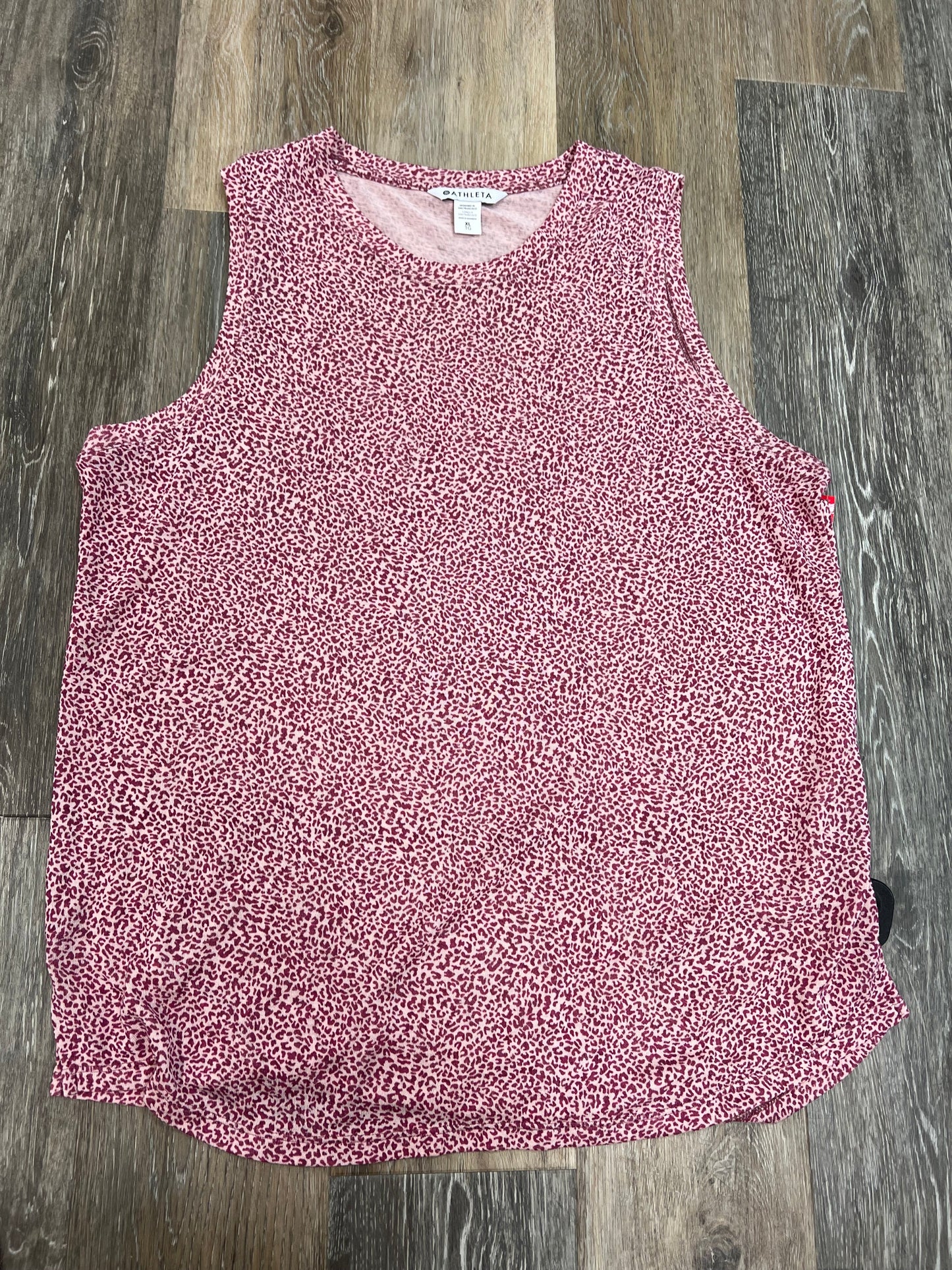 Animal Print Athletic Tank Top Athleta, Size Xl