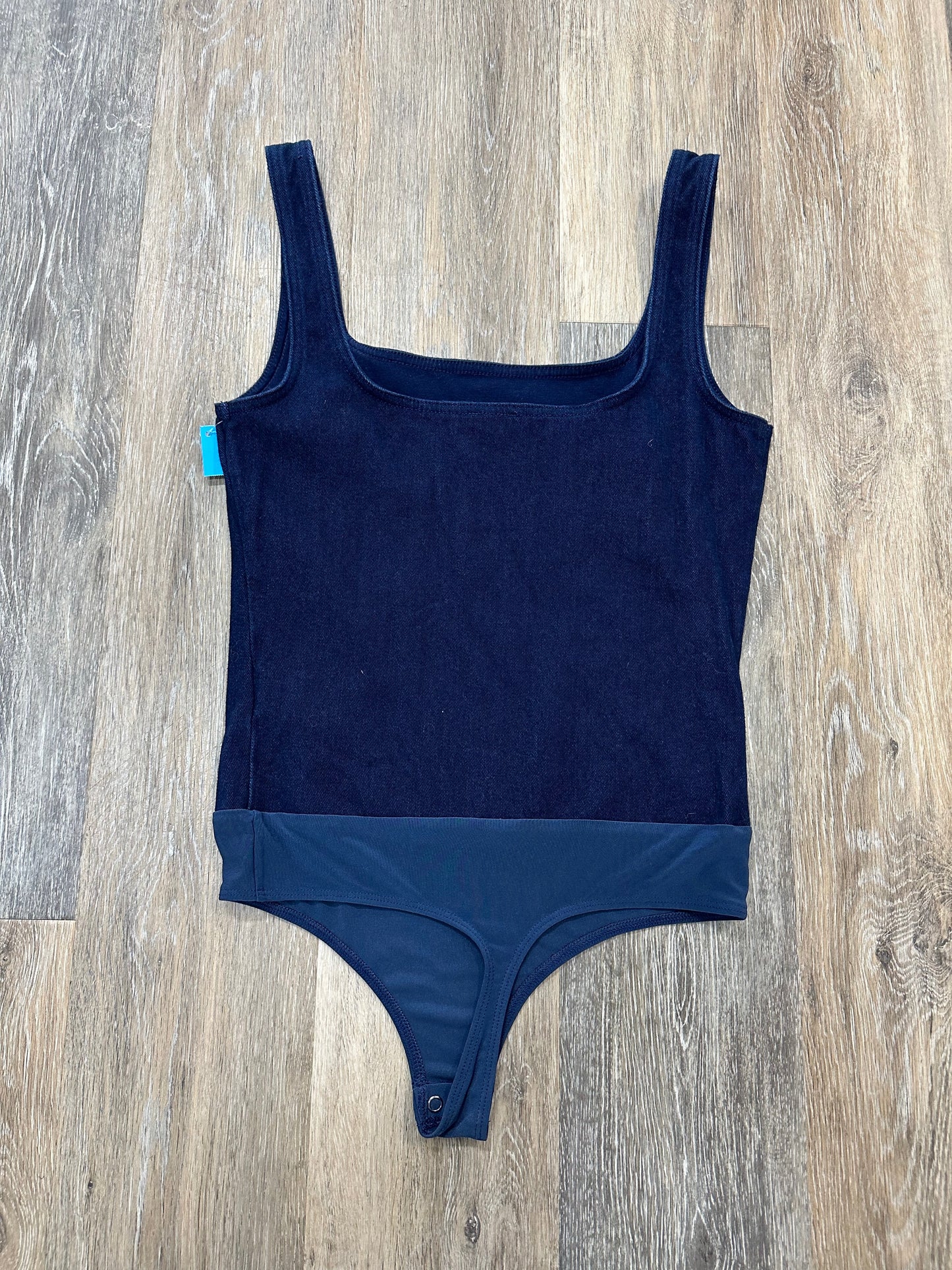 Bodysuit By Express In Blue Denim, Size: S