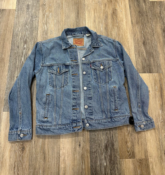 Jacket Denim By Levis In Blue Denim, Size: M