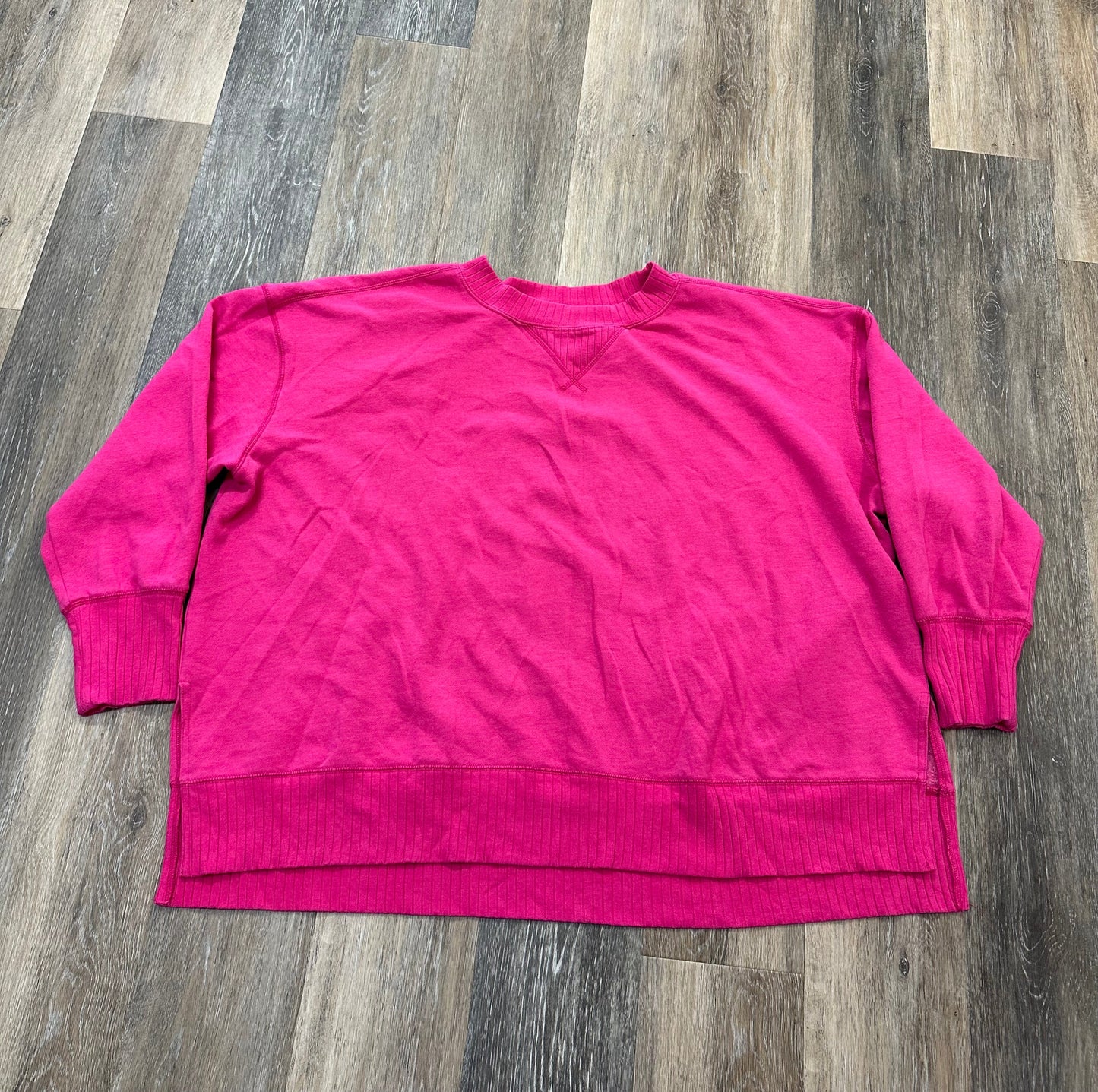 Top Long Sleeve By Maurices In Pink, Size: 3x