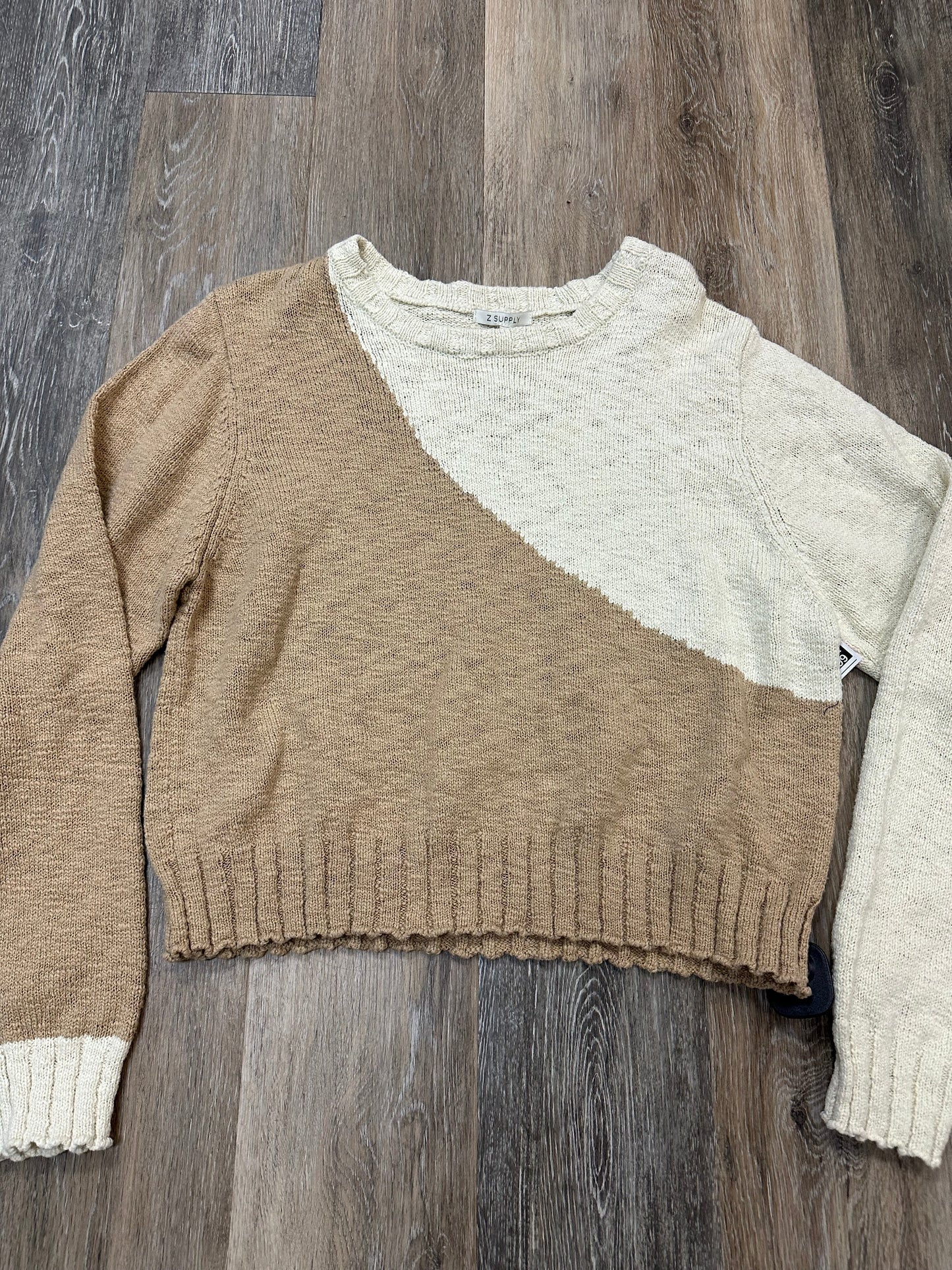 Sweater By Z Supply In Cream, Size: Xl