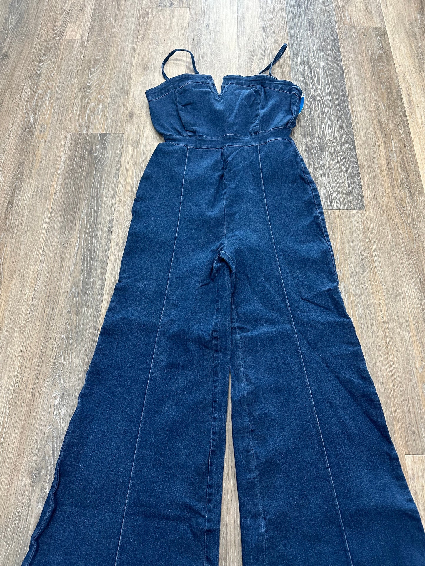 Blue Denim Jumpsuit Flying Tomato, Size L