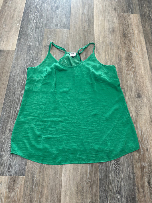 Green Top Sleeveless Cabi, Size M