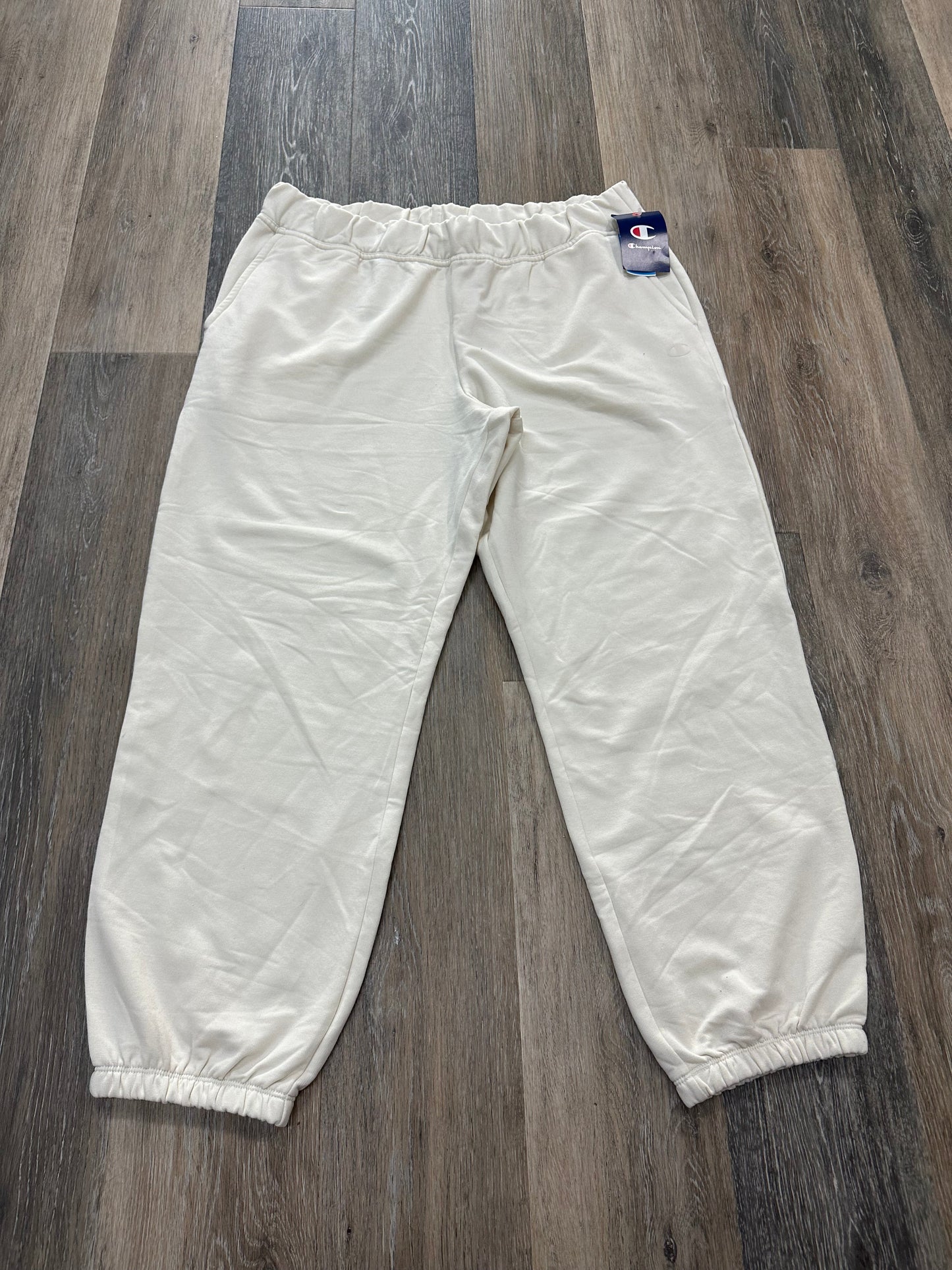 Cream Athletic Pants Champion, Size L