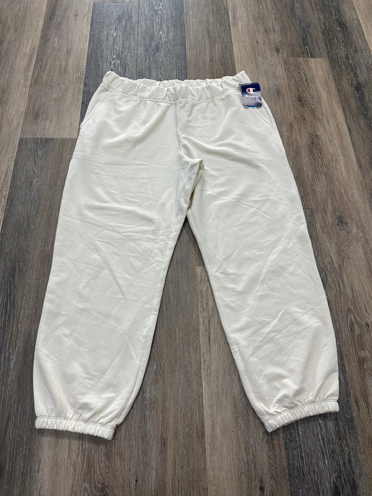 Cream Athletic Pants Champion, Size L