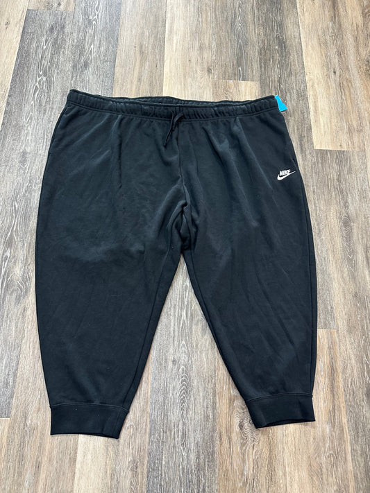 Athletic Pants By Nike Apparel In Black, Size: 4x