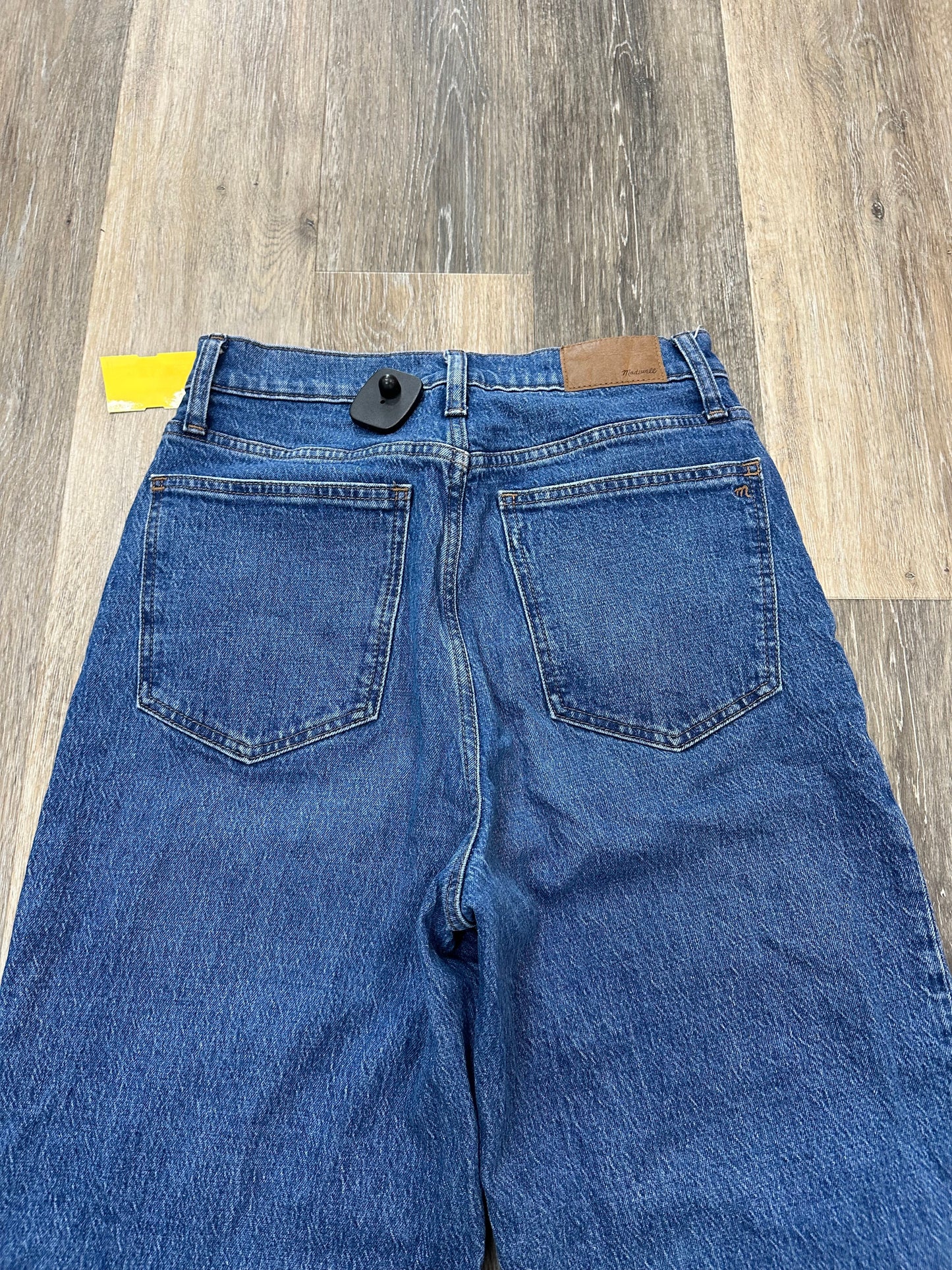 Jeans Wide Leg By Madewell In Blue Denim, Size: 6long