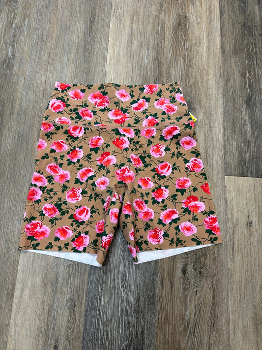 Athletic Shorts By Aerie In Floral Print, Size: L