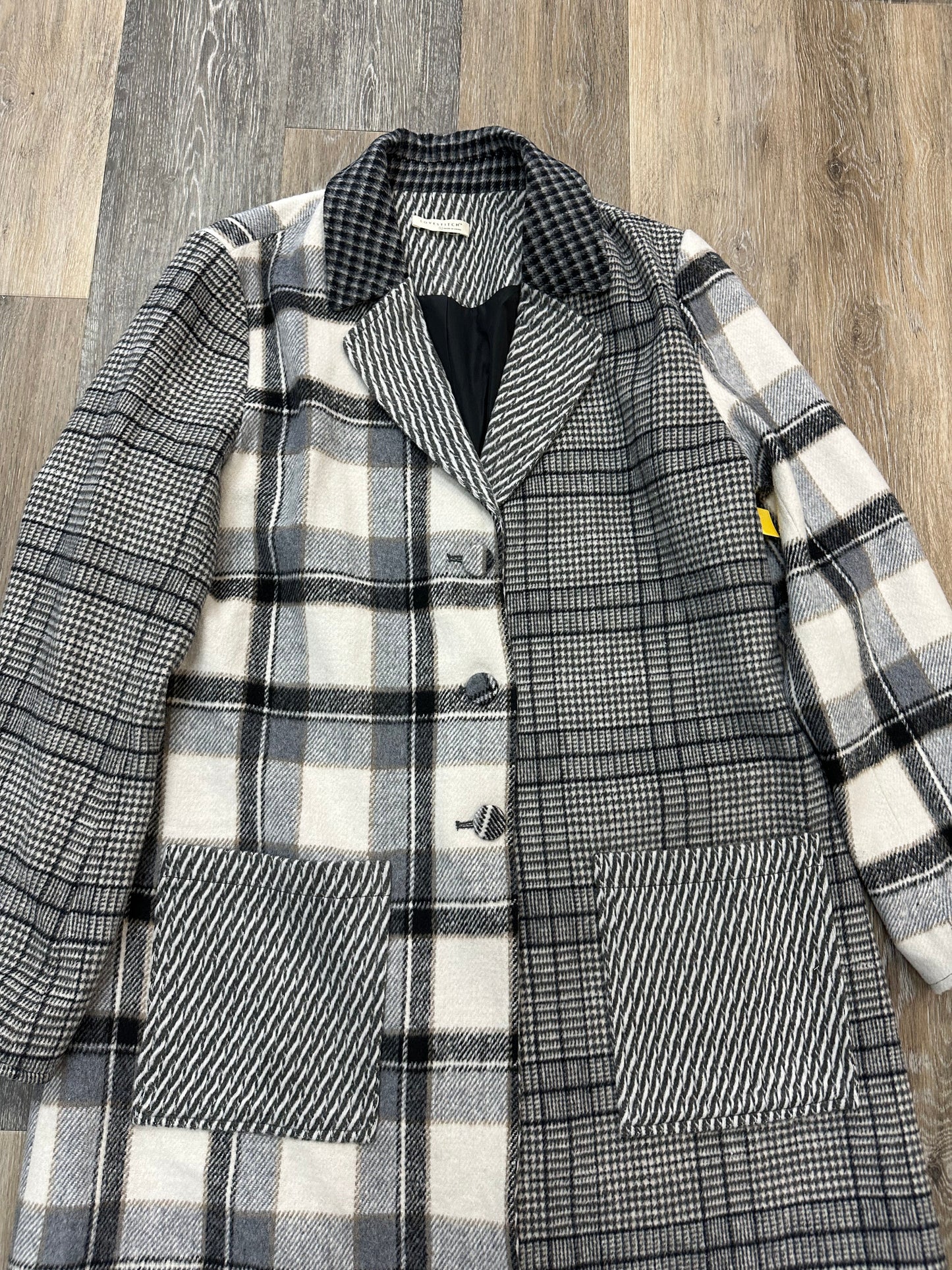 Jacket Shirt By Lovestitch In Plaid Pattern, Size: L