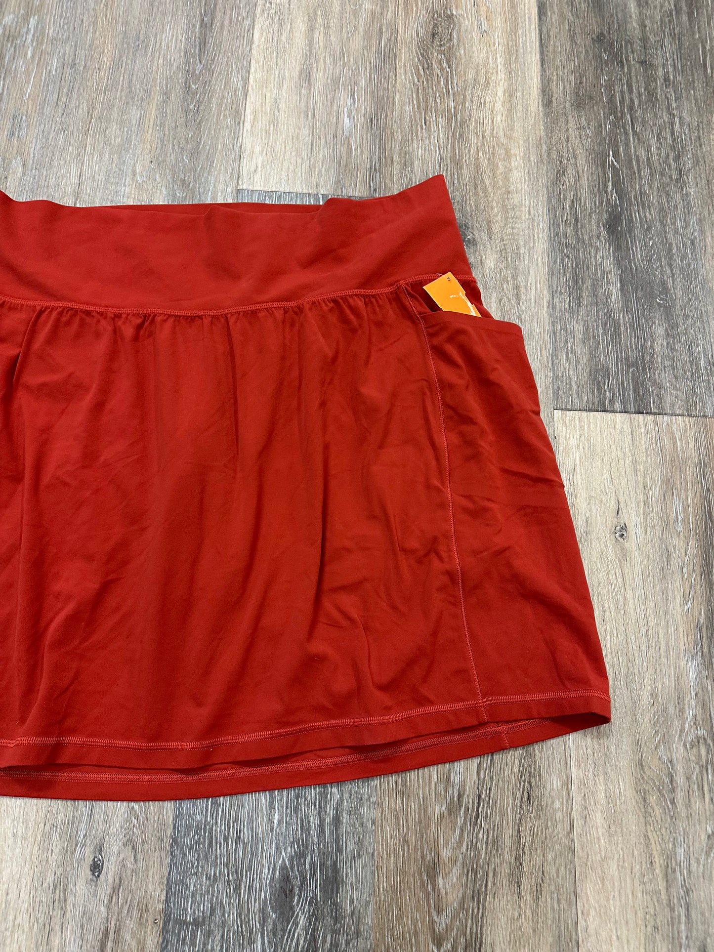 Athletic Skort By Athleta In Red, Size: 2x