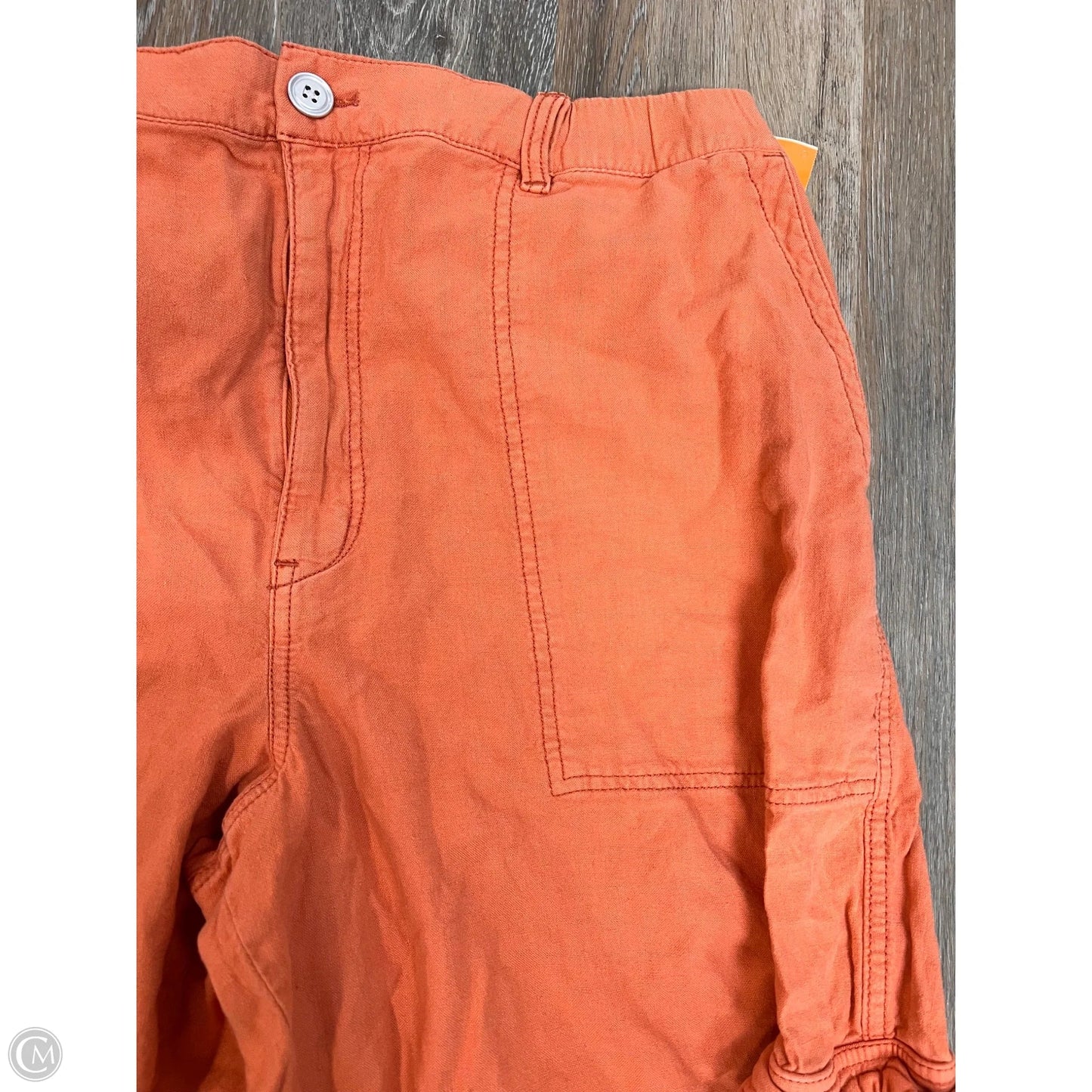 Pants Linen By Pilcro In Orange, Size: Xl