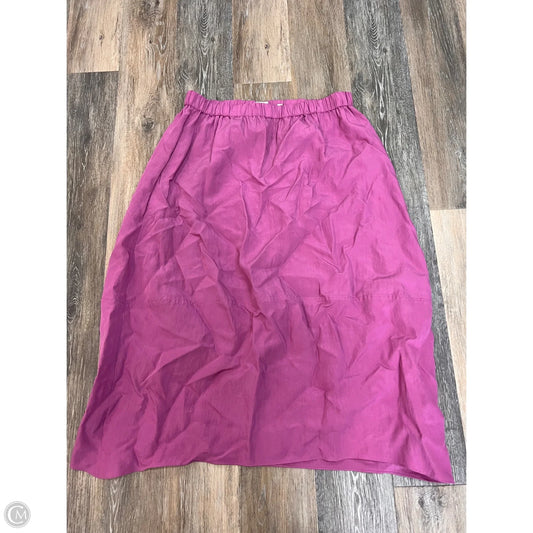 Skirt Midi By Vince In Purple, Size: L