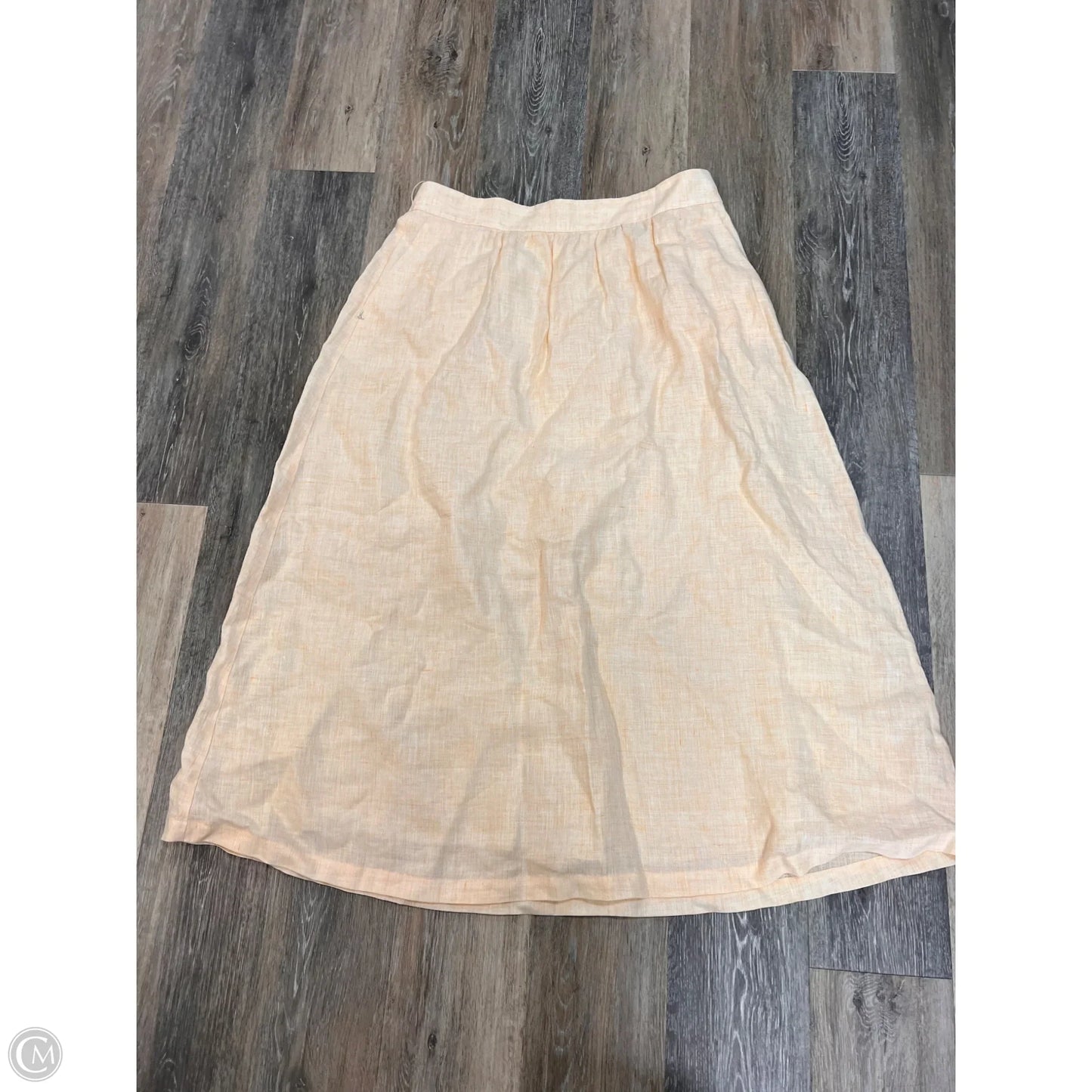 Skirt Designer By Lafayette 148 In Orange, Size: 12