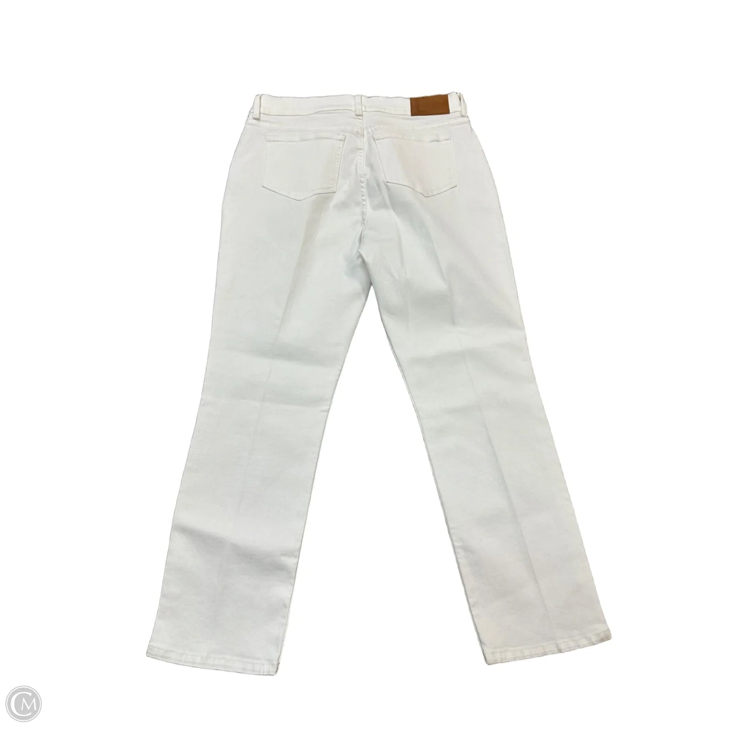 Jeans Designer By Lafayette 148 In White Denim, Size: 12/31