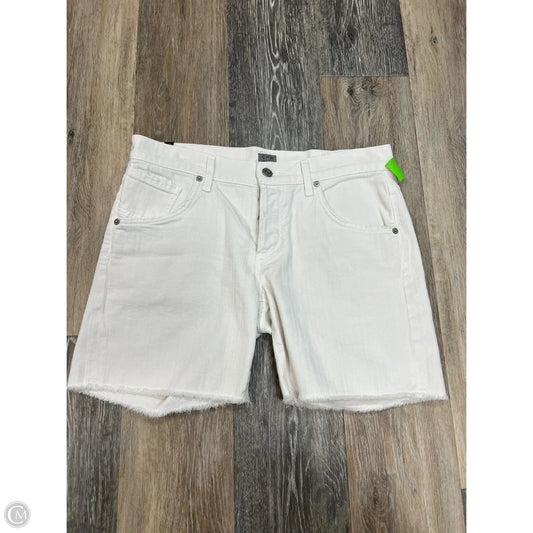 Shorts By Citizens Of Humanity In White Denim, Size: 4/27