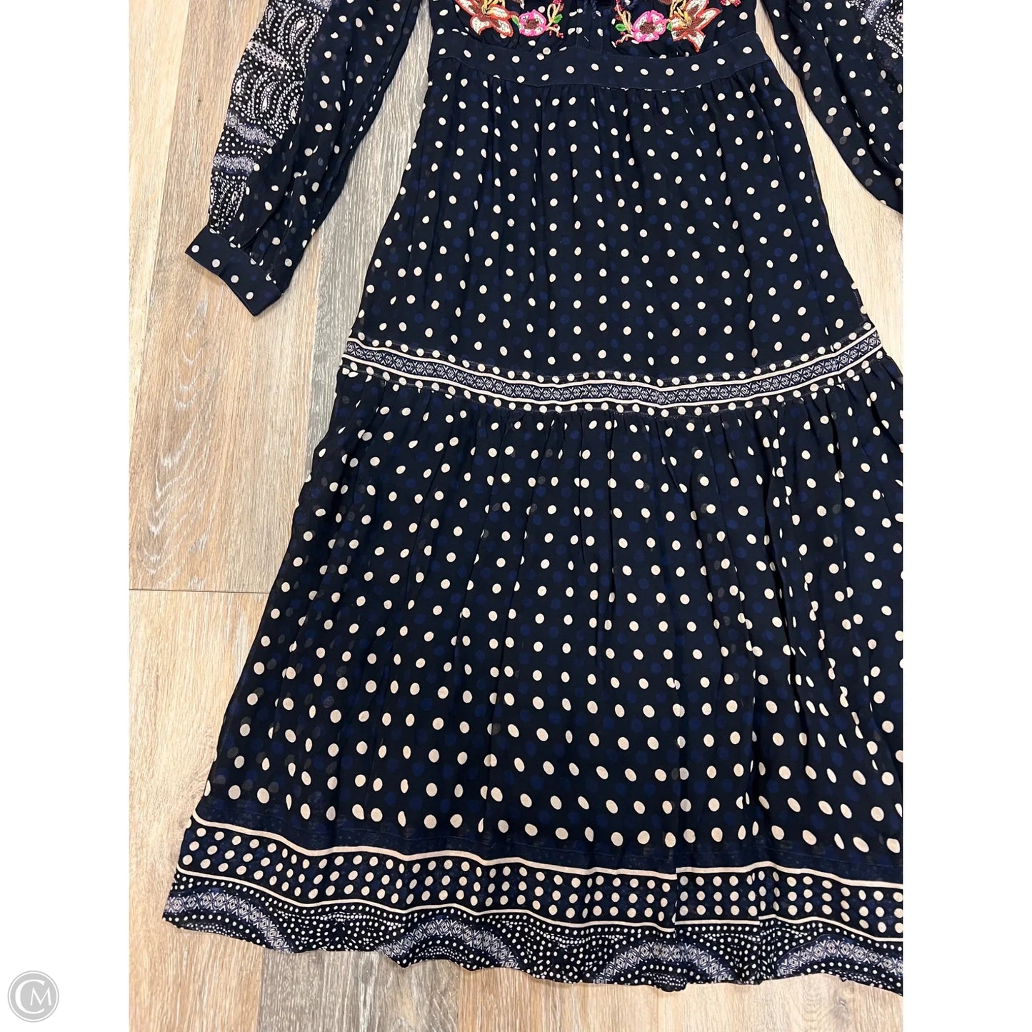 Dress Casual Maxi By Maeve In Blue, Size: 0