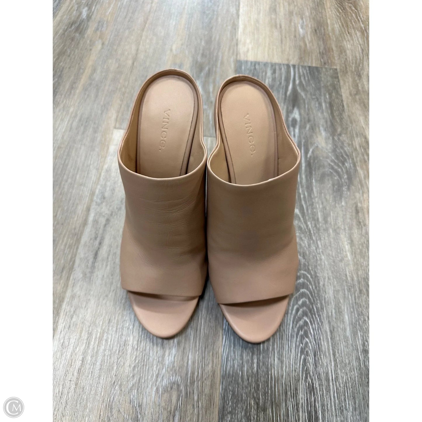 Shoes Heels Block By Vince In Tan, Size: 8