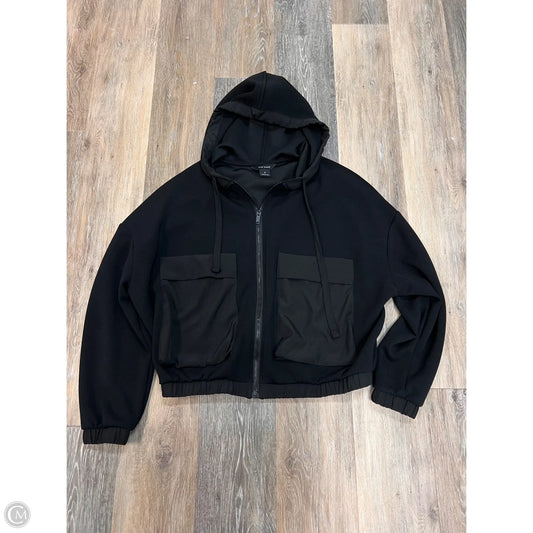 Athletic Sweatshirt Hoodie By Rae Mode In Black, Size: S