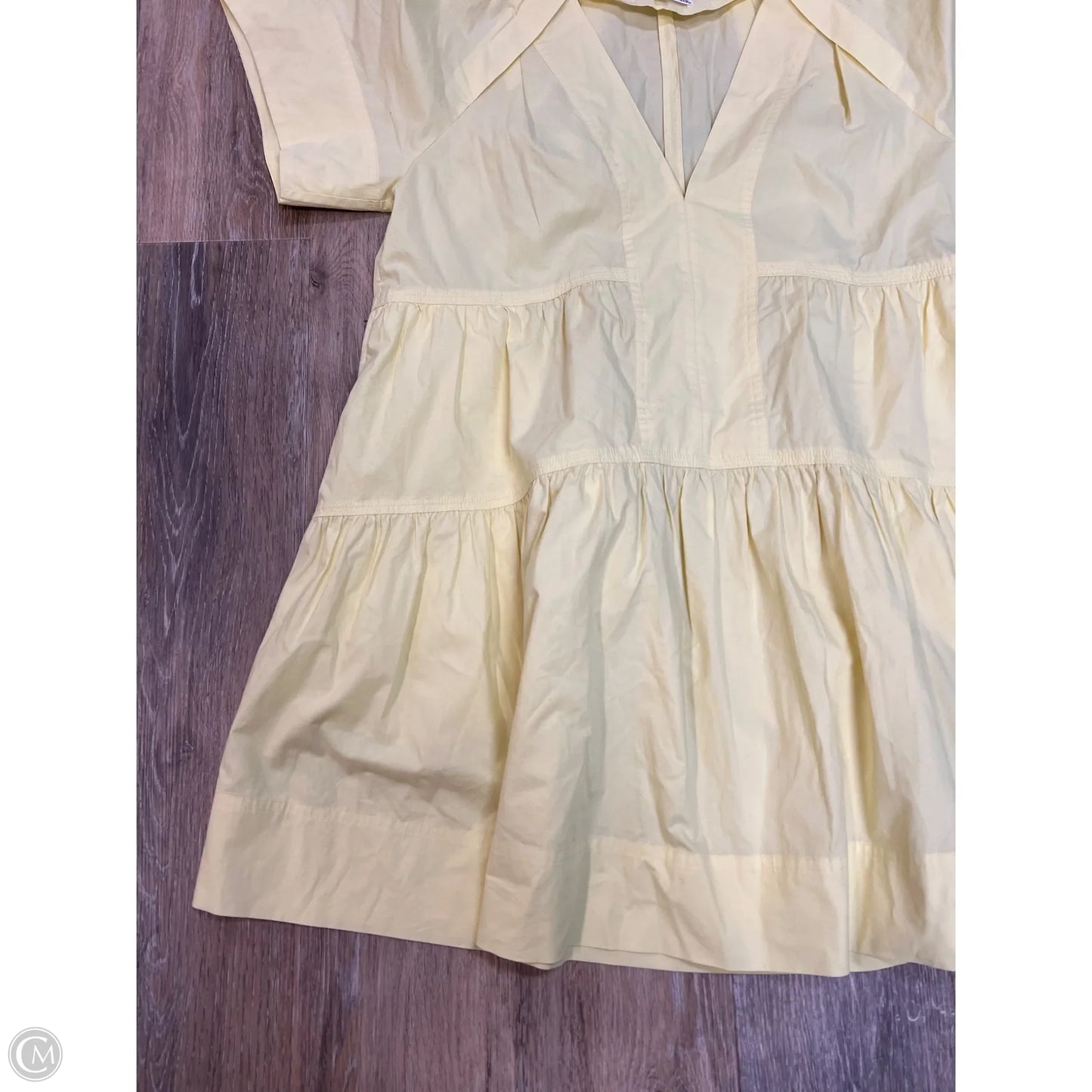 Dress Designer Casual Short By Alc In Yellow, Size: 2