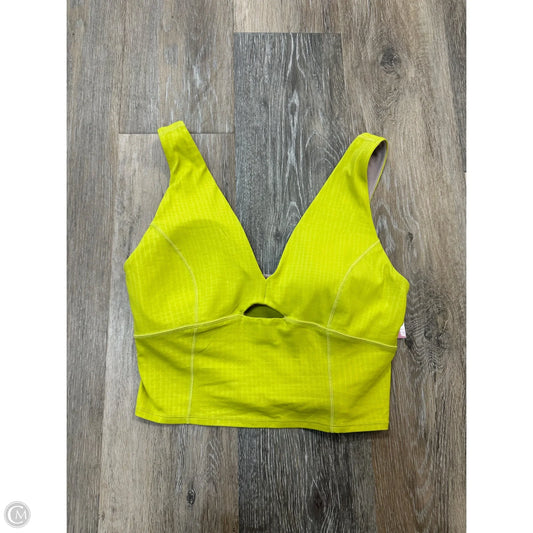 Athletic Tank Top By Lululemon In Yellow, Size: 6