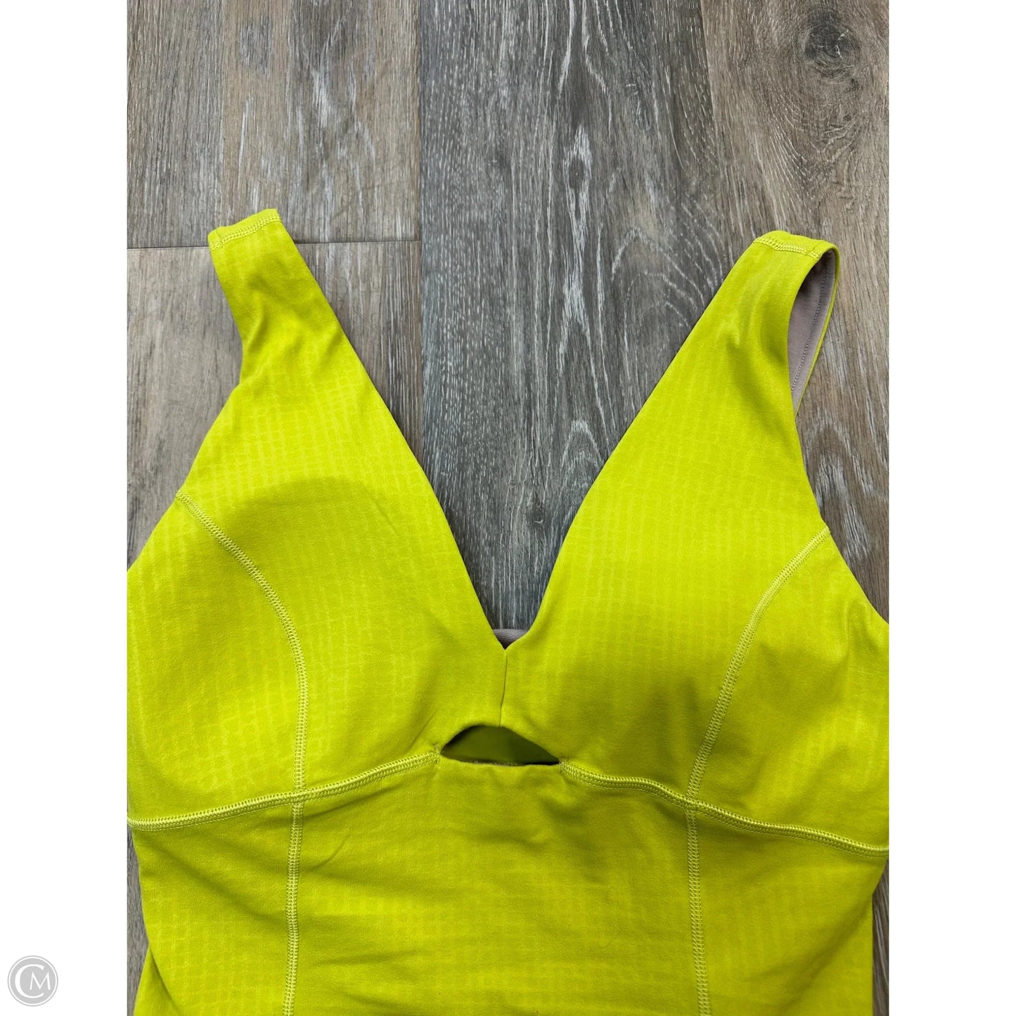 Athletic Tank Top By Lululemon In Yellow, Size: 6
