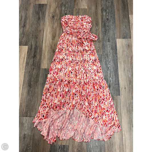 Dress Designer By Ramy Brook In Orange & Pink, Size: S