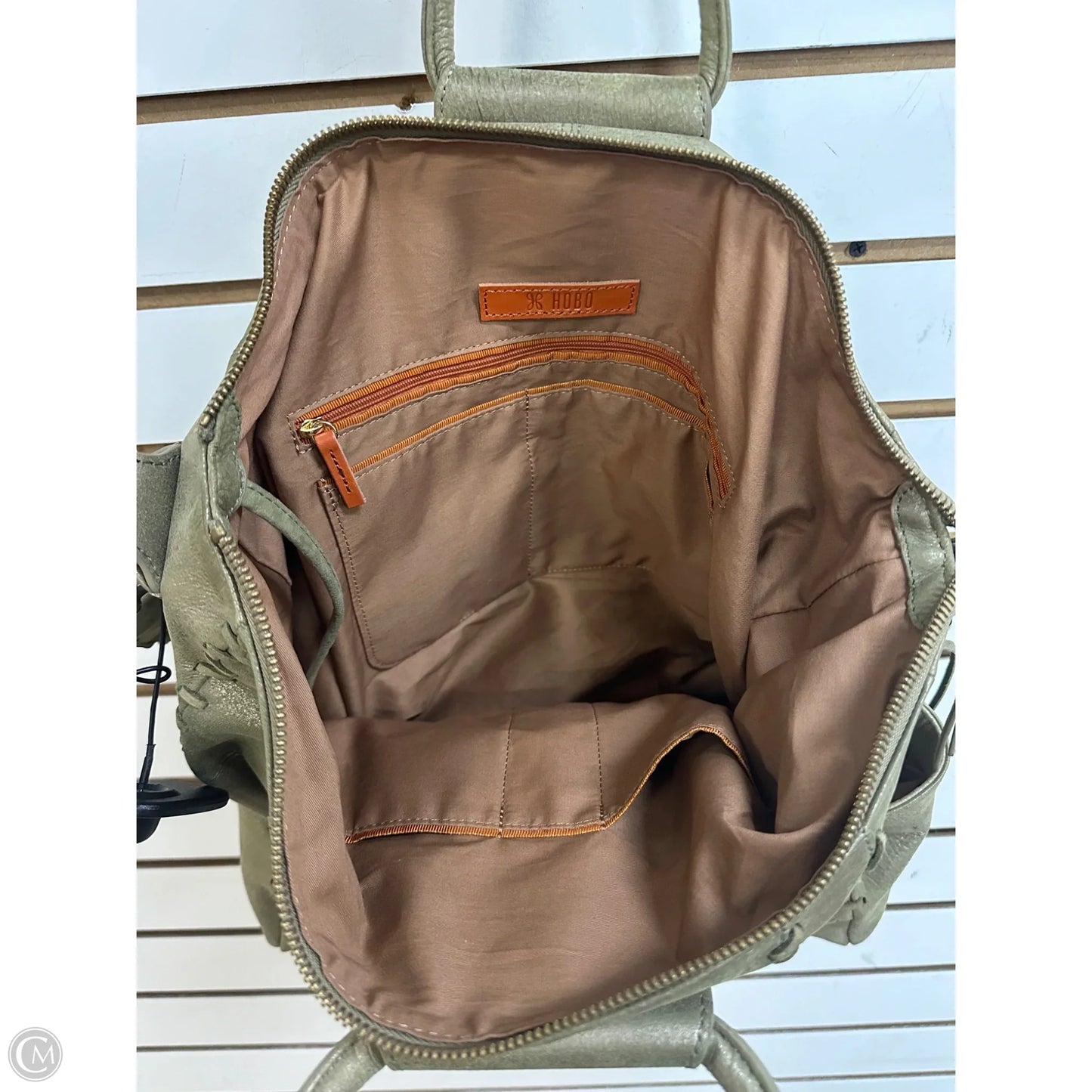 Handbag Leather By Hobo Intl, Size: Large