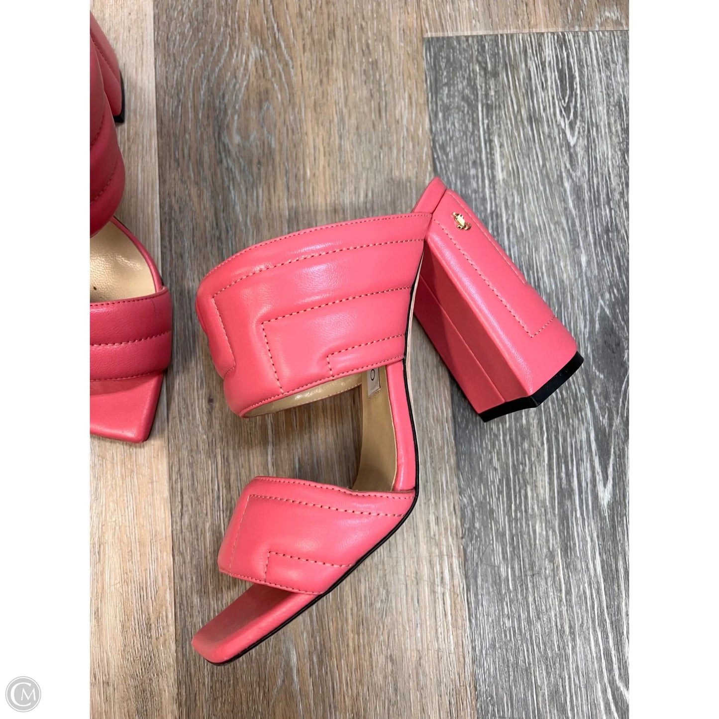 Sandals Luxury Designer By Jimmy Choo In Pink, Size: 9.5