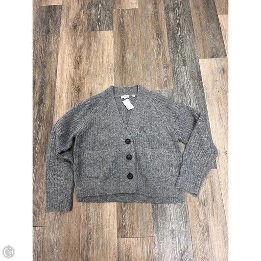 Sweater Cardigan Designer By Alc In Grey, Size: Xs