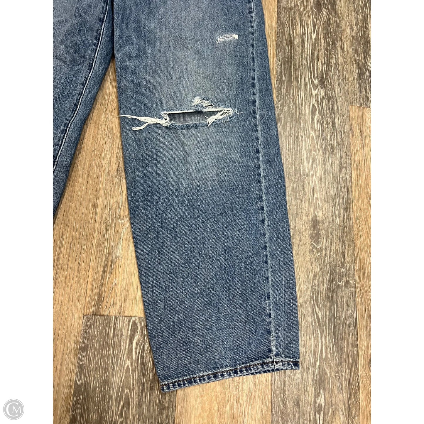 Jeans Straight By Levis In Blue Denim, Size: 10/30