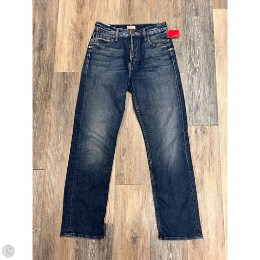 -Jeans Straight By Mother In Blue Denim, Size: 1/25