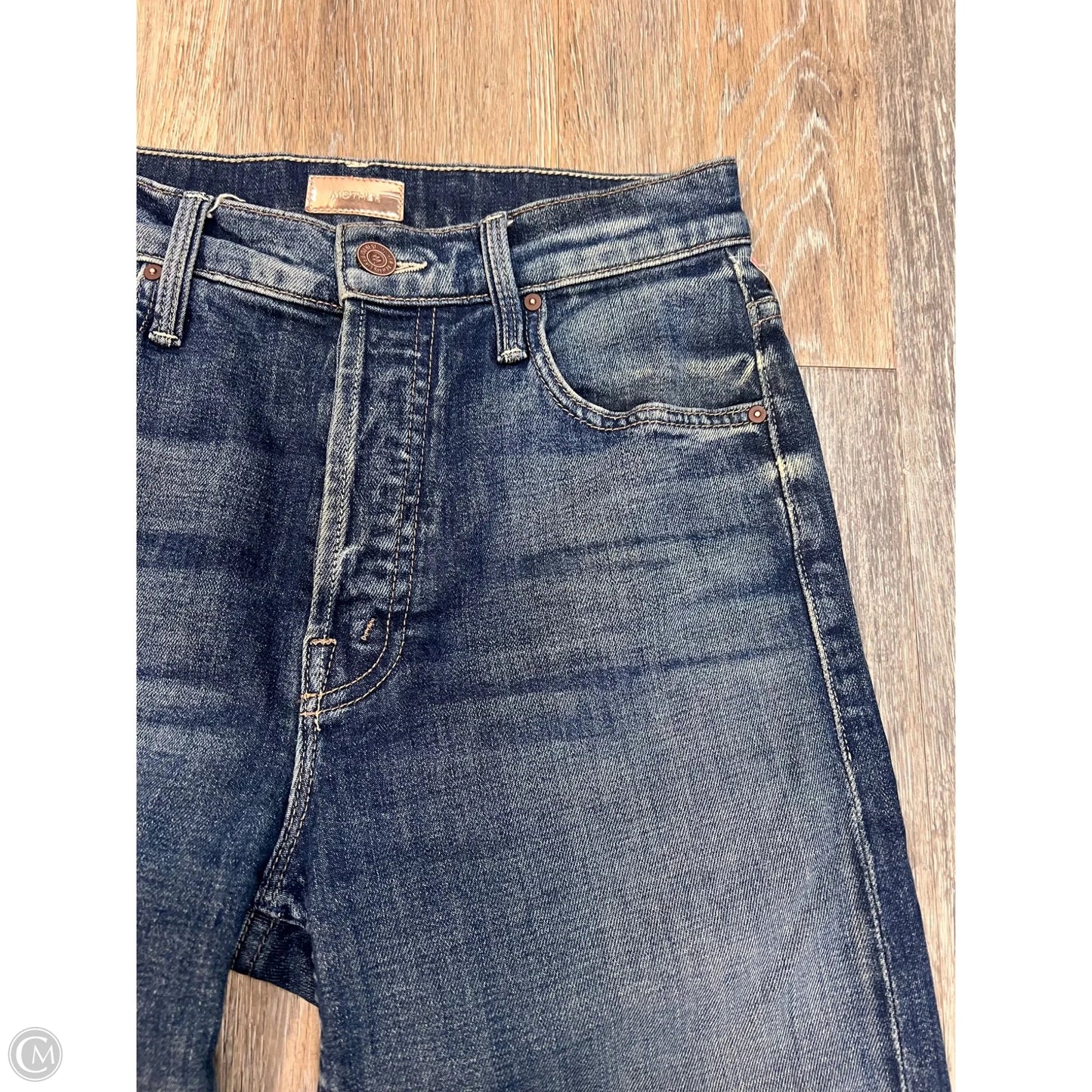 -Jeans Straight By Mother In Blue Denim, Size: 1/25