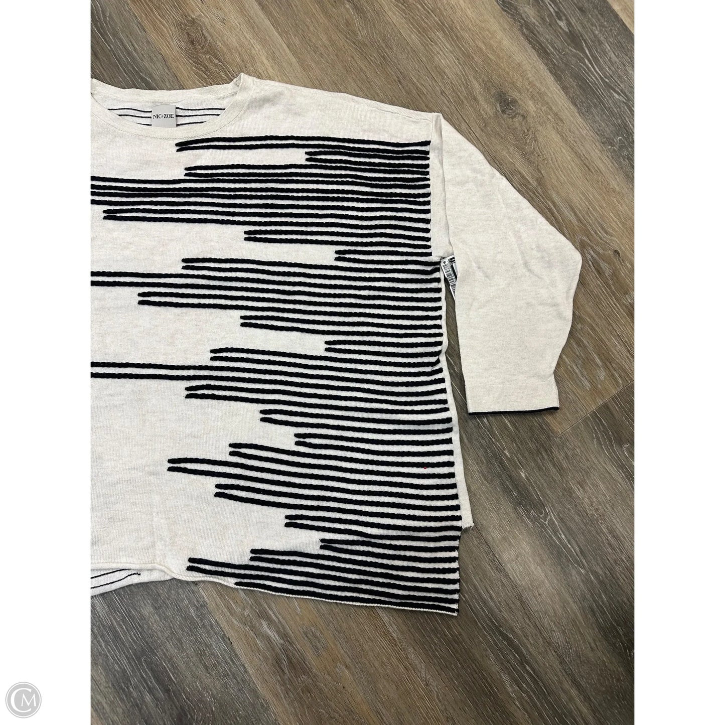 Sweater By Nic + Zoe In Cream, Size: 2x