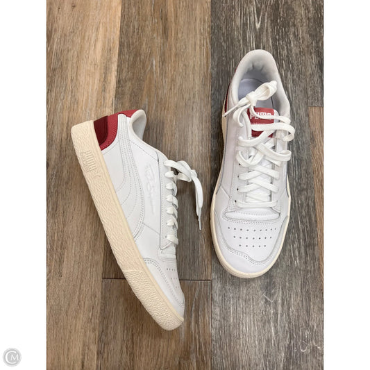 Shoes Sneakers By Puma In Pink & White, Size: 9