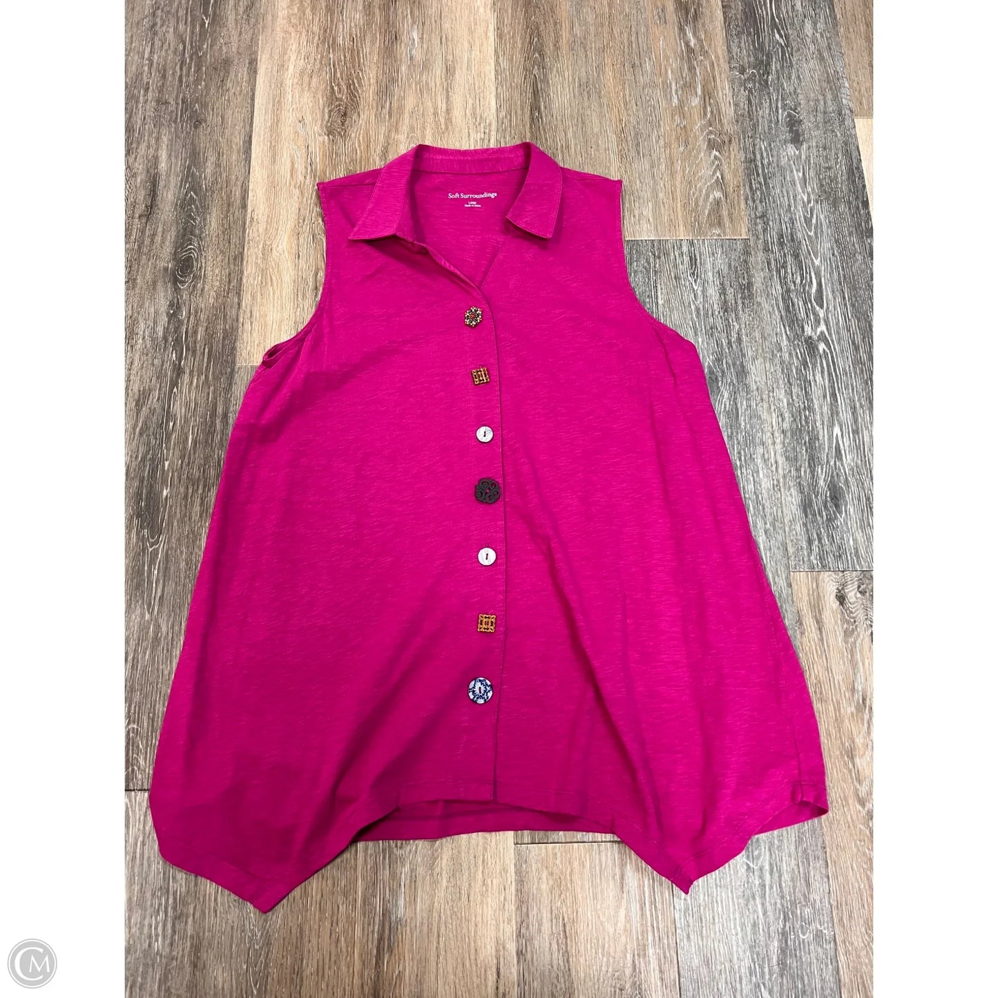 Tunic Sleeveless By Soft Surroundings In Purple, Size: L