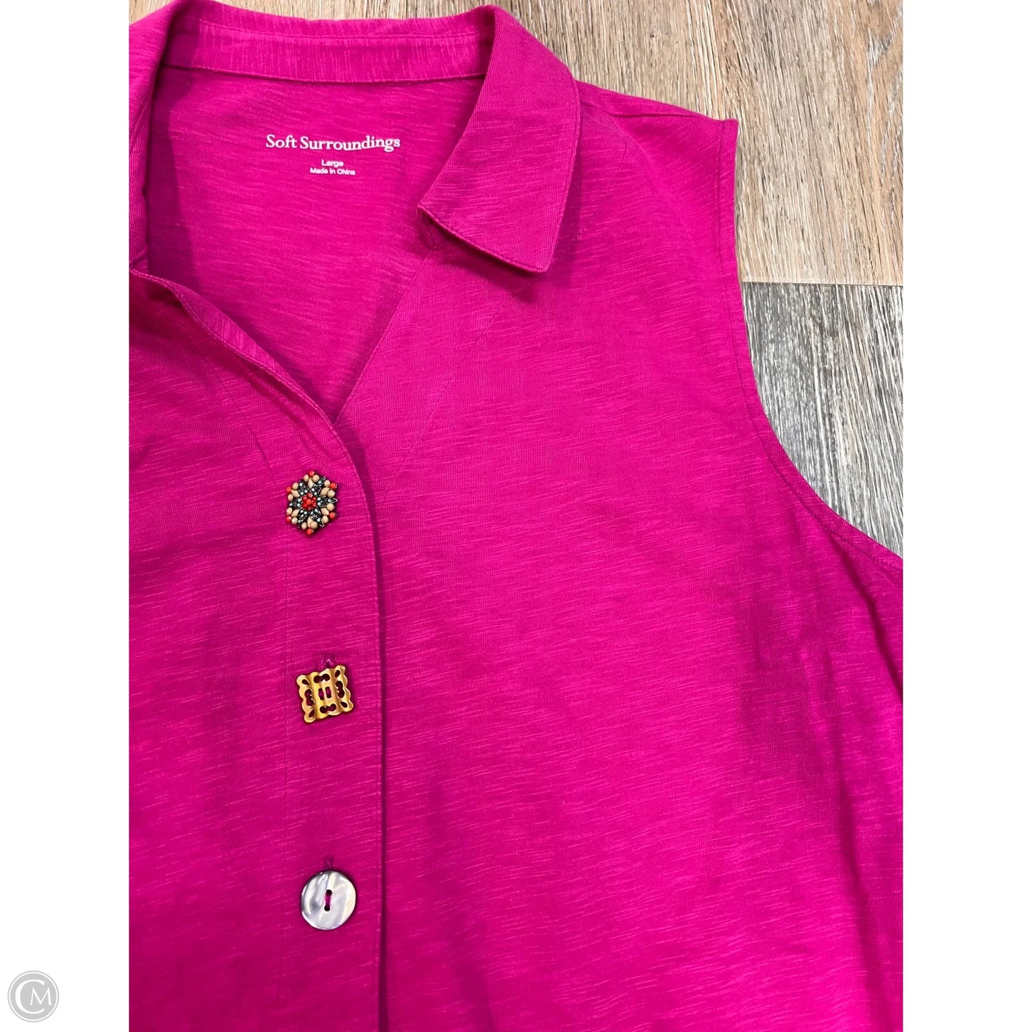 Tunic Sleeveless By Soft Surroundings In Purple, Size: L