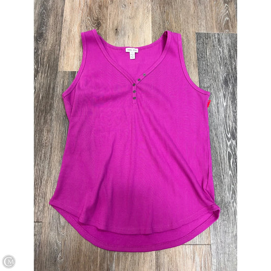 Tank Top By Tribal In Purple, Size: L