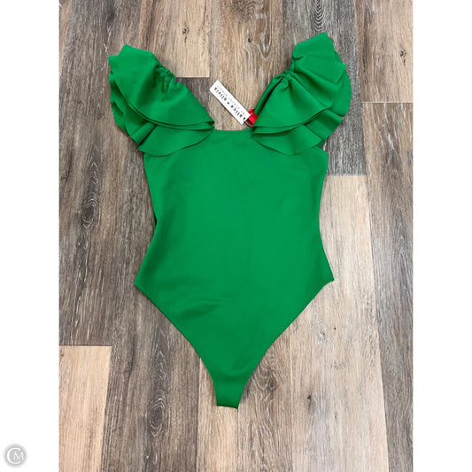 Bodysuit Designer By Alice + Olivia In Green, Size: S