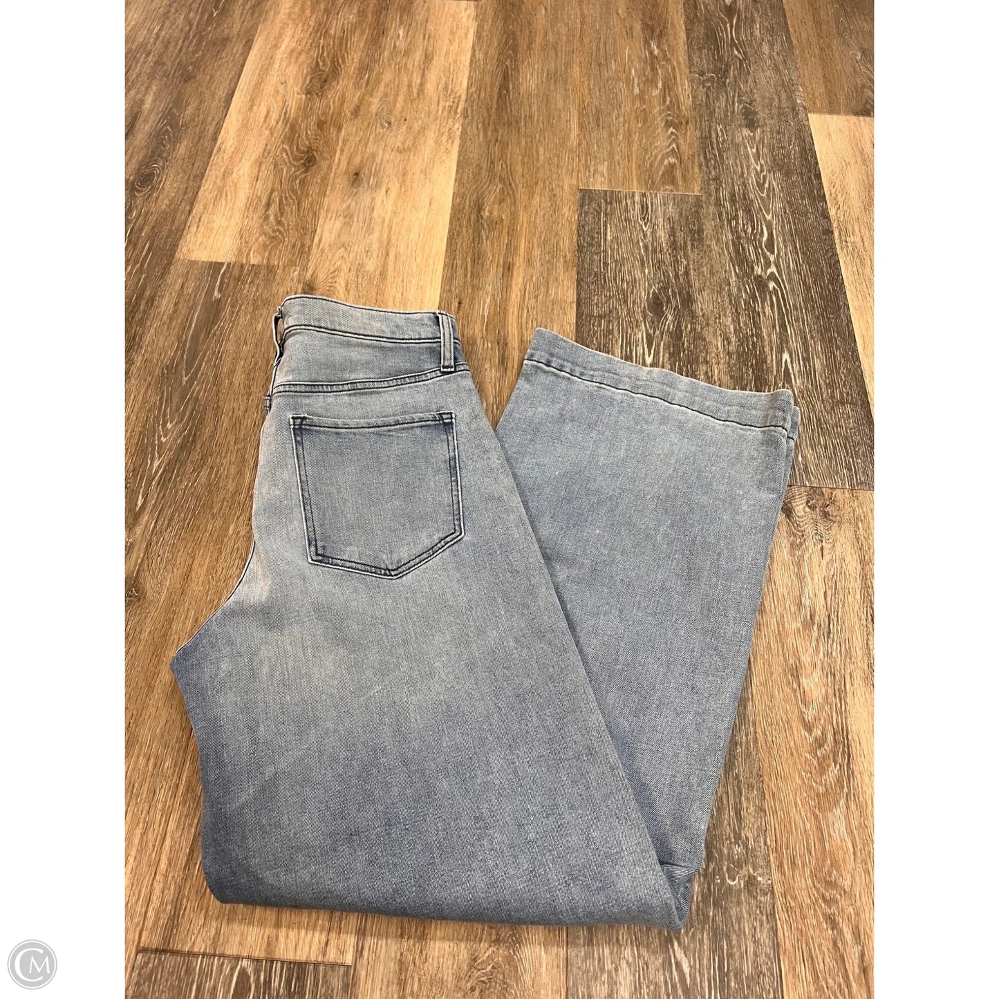 -Jeans Wide Leg By Banana Republic In Blue Denim, Size: 10/30